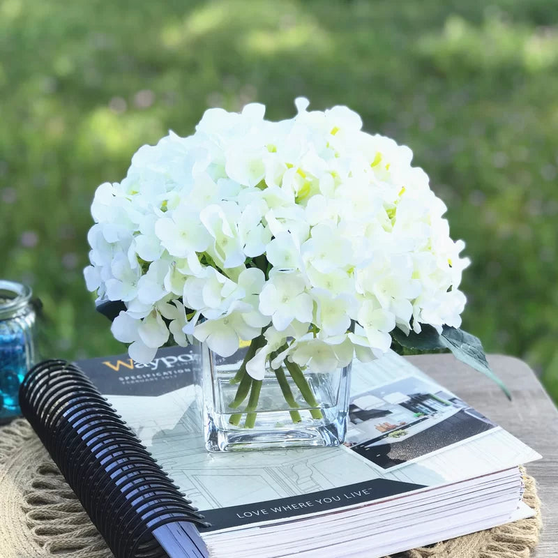 Hydrangea Floral Arrangement in Vase